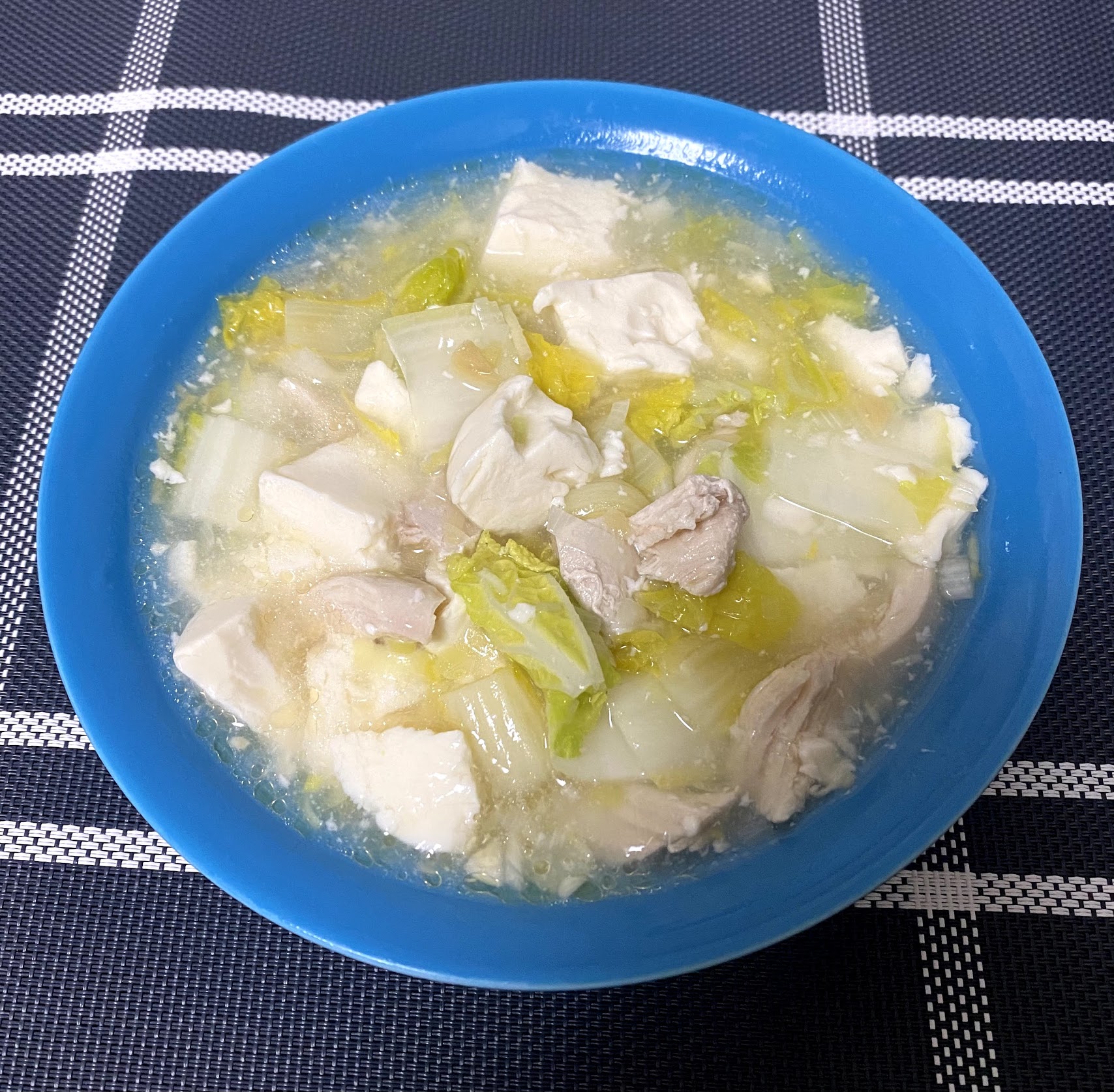 白菜と豆腐の中華風煮込み