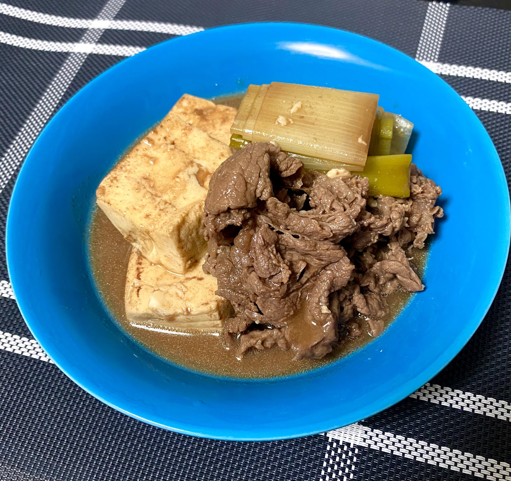 牛肉と豆腐のすき煮
